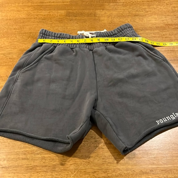 Other - Men's Athletic Drawstring Shorts - Gray